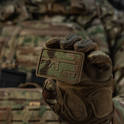 AR-15 223 PVC Morale Patch | M-Tac Tactical Patch