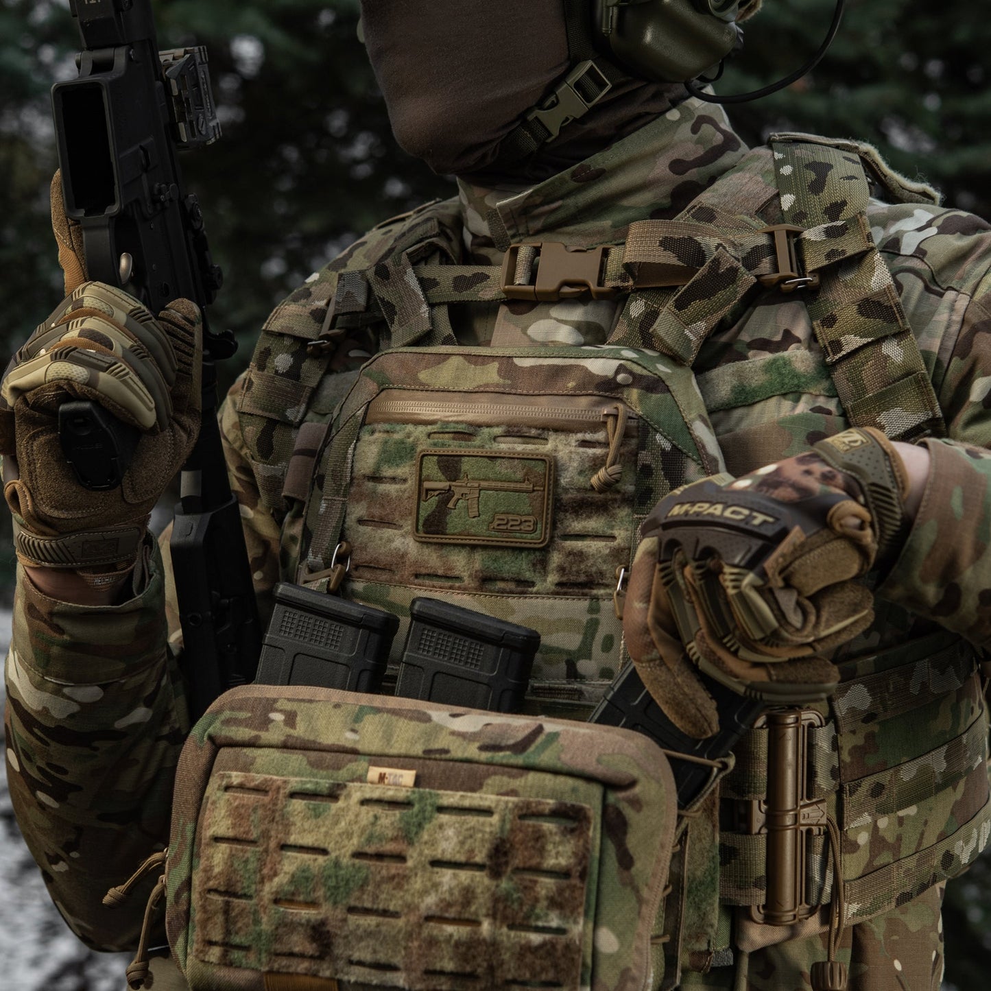 AR-15 223 PVC Morale Patch | M-Tac Tactical Patch
