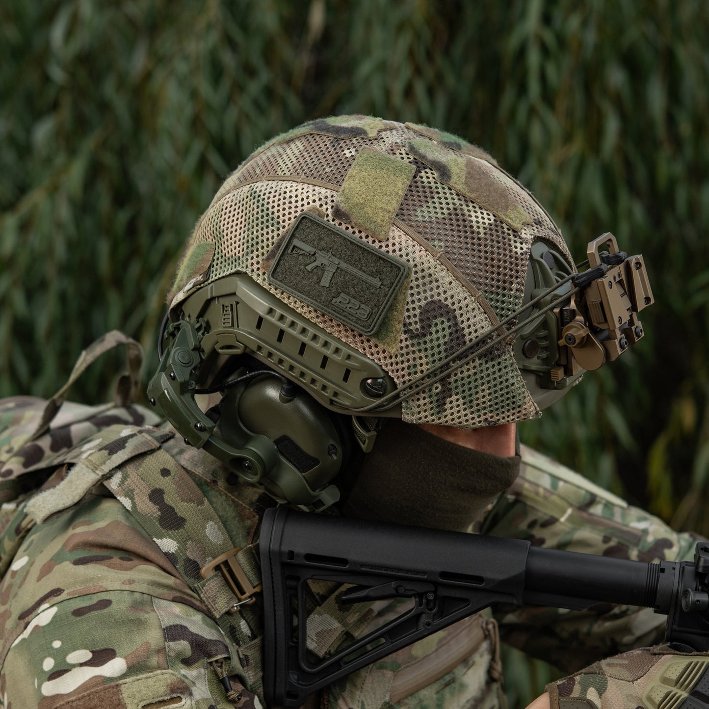 AR-15 223 PVC Morale Patch | M-Tac Tactical Patch