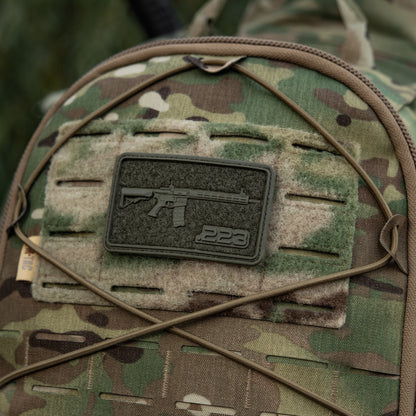 AR-15 223 PVC Morale Patch | M-Tac Tactical Patch