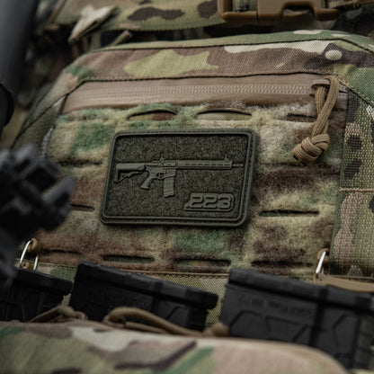 AR-15 223 PVC Morale Patch | M-Tac Tactical Patch