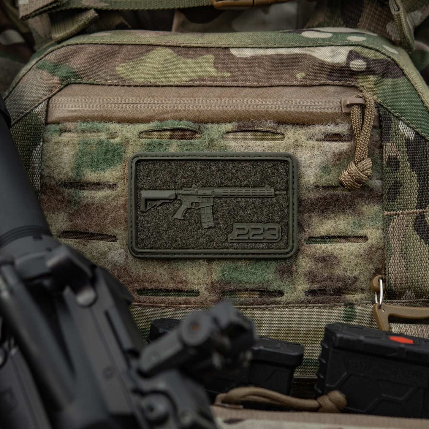 AR-15 223 PVC Morale Patch | M-Tac Tactical Patch