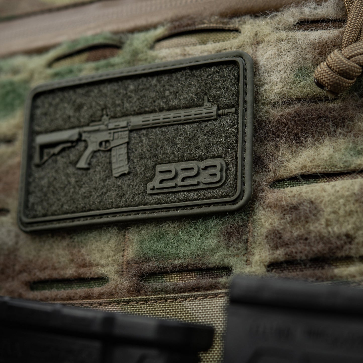 AR-15 223 PVC Morale Patch | M-Tac Tactical Patch