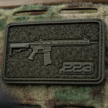 AR-15 223 PVC Morale Patch | M-Tac Tactical Patch
