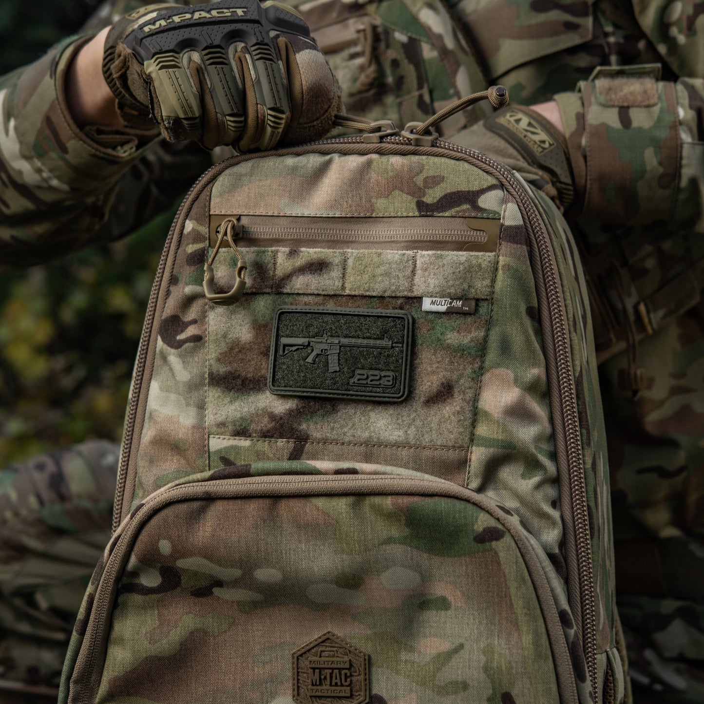 AR-15 223 PVC Morale Patch | M-Tac Tactical Patch