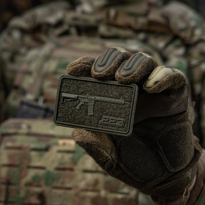 AR-15 223 PVC Morale Patch | M-Tac Tactical Patch