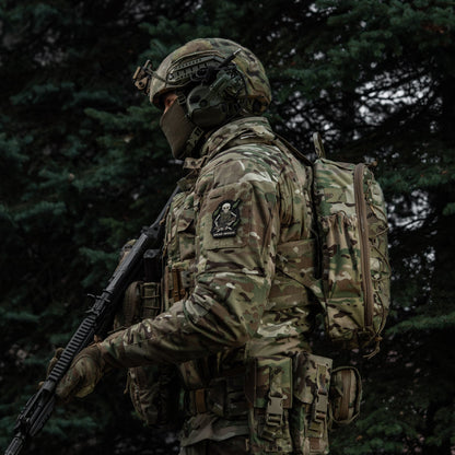 Dead Inside Skeleton PVC Morale Patch – Tactical Hook & Loop Backpack, Plate Carrier & Range Bag Patch
