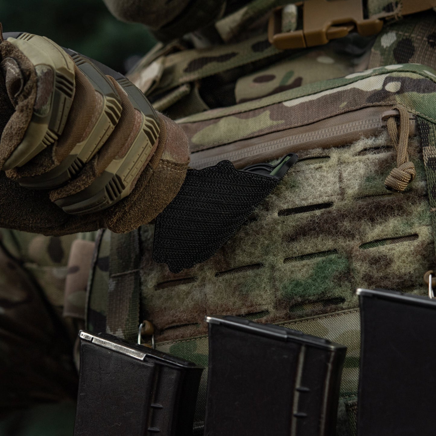 Dead Inside Skeleton PVC Morale Patch – Tactical Hook & Loop Backpack, Plate Carrier & Range Bag Patch
