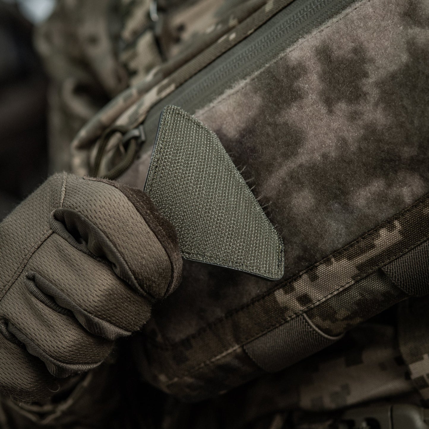 Warning Drones Zone PVC Morale Patch – M-Tac Tactical Hook & Loop Drone Operator Patch for Backpack, Plate Carrier & Range Bag