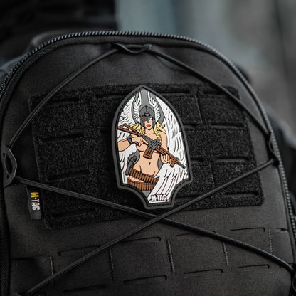 Valkyrie Warrior PVC Morale Patch – M-Tac Tactical Hook & Loop Viking Angel Patch for Backpack, Plate Carrier & Range Bag