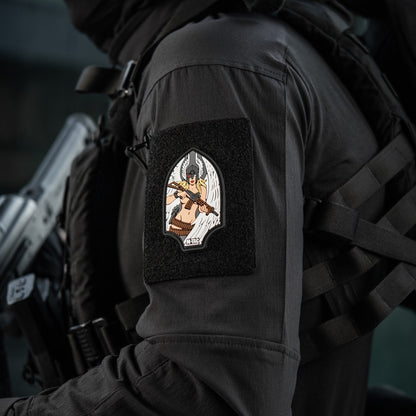 Valkyrie Warrior PVC Morale Patch – M-Tac Tactical Hook & Loop Viking Angel Patch for Backpack, Plate Carrier & Range Bag
