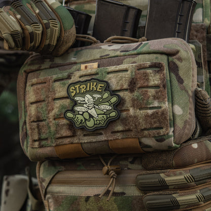Strike FPV Drone PVC Morale Patch – M-Tac Tactical Hook & Loop UAV Patch for Backpack, Plate Carrier & Range Bag