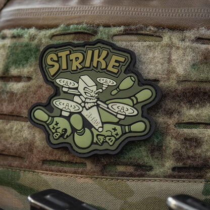 Strike FPV Drone PVC Morale Patch – M-Tac Tactical Hook & Loop UAV Patch for Backpack, Plate Carrier & Range Bag
