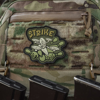 Strike FPV Drone PVC Morale Patch – M-Tac Tactical Hook & Loop UAV Patch for Backpack, Plate Carrier & Range Bag