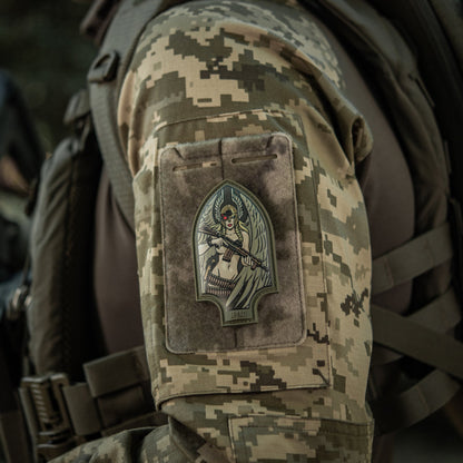 Valkyrie Warrior PVC Morale Patch – M-Tac Tactical Hook & Loop Viking Angel Patch for Backpack, Plate Carrier & Range Bag