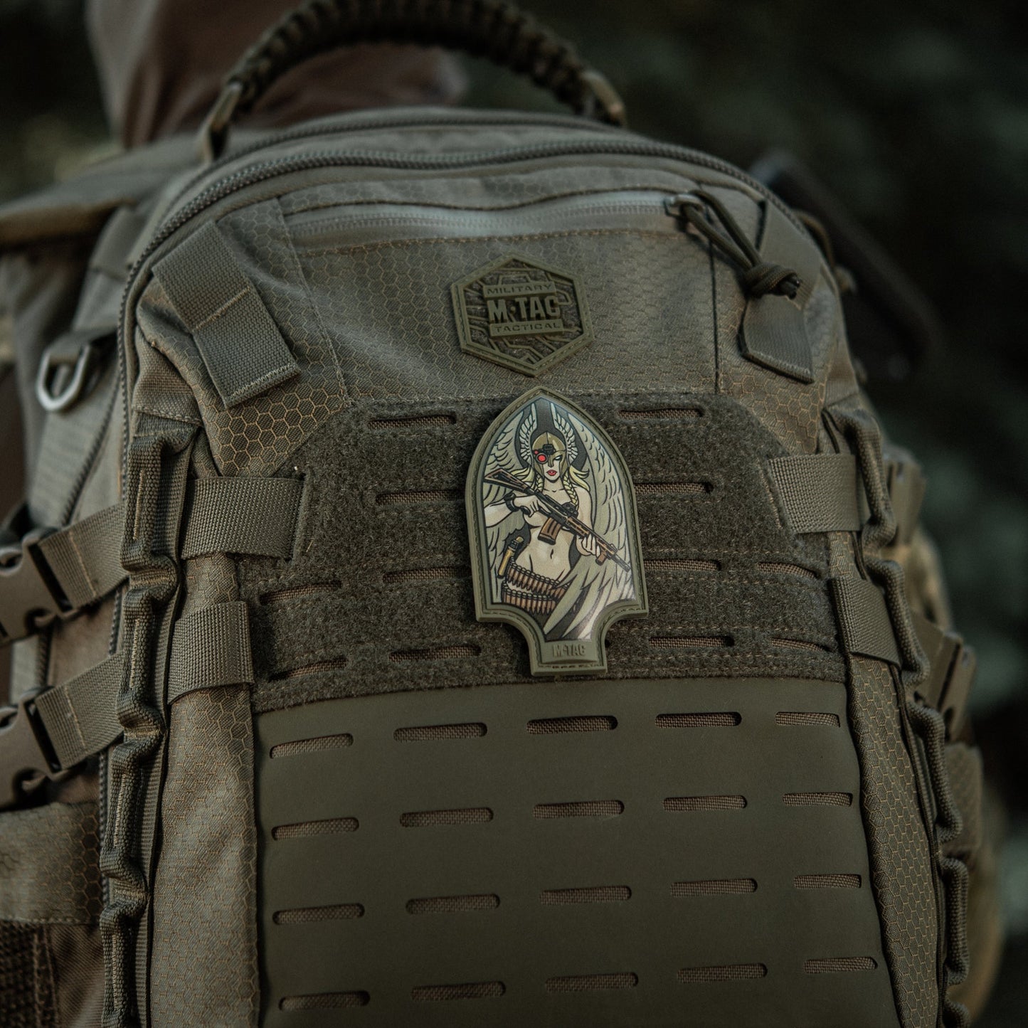 Valkyrie Warrior PVC Morale Patch – M-Tac Tactical Hook & Loop Viking Angel Patch for Backpack, Plate Carrier & Range Bag