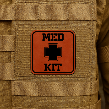 MED KIT IFAK Pouch Identification Patch 2"x2" Hook & Loop | Made in USA