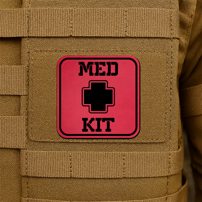 MED KIT IFAK Pouch Identification Patch 2"x2" Hook & Loop | Made in USA