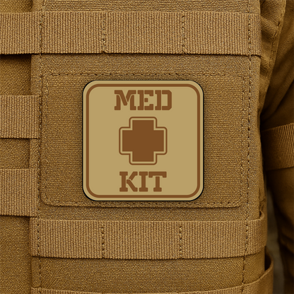 MED KIT IFAK Pouch Identification Patch 2"x2" Hook & Loop | Made in USA