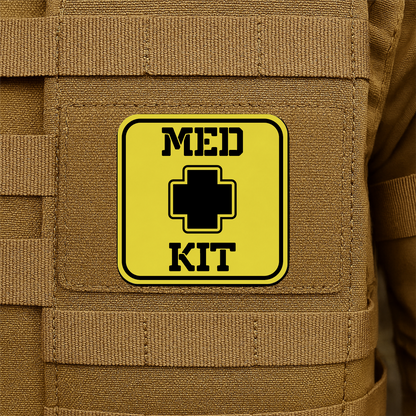 MED KIT IFAK Pouch Identification Patch 2"x2" Hook & Loop | Made in USA