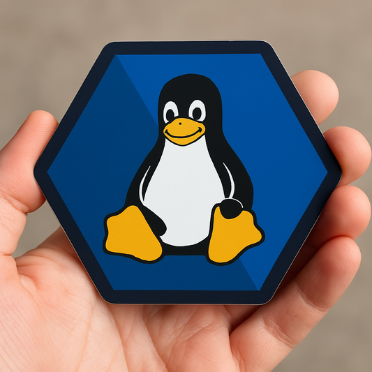 Linux Tux Penguin Vinyl Sticker