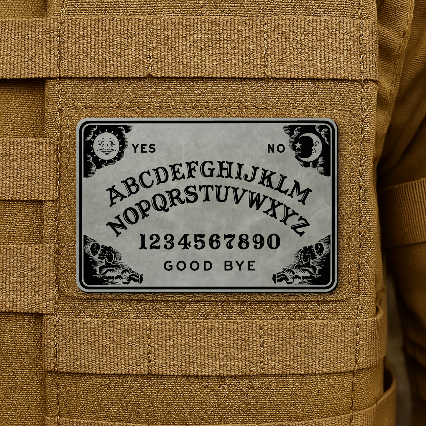 Ouija Board Funny Synthetic Morale Patch | Made in USA | Multiple Color Options