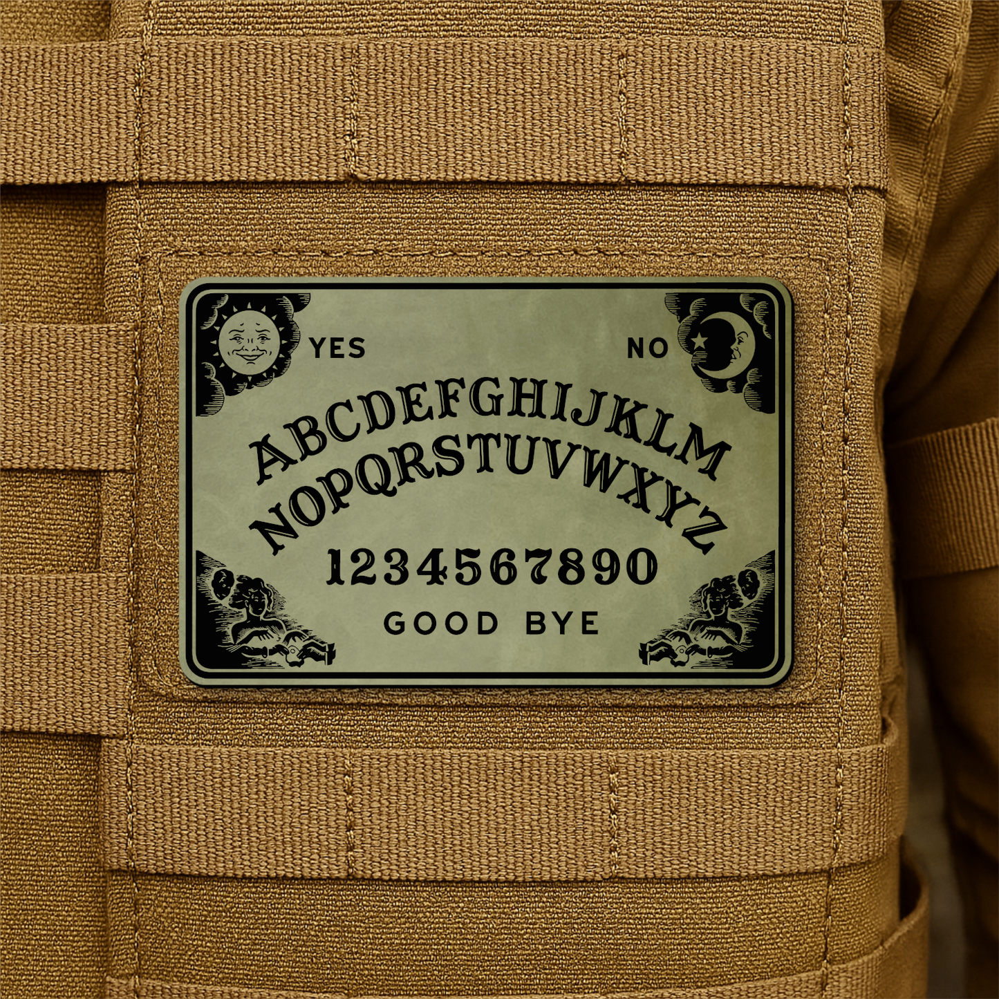 Ouija Board Funny Synthetic Morale Patch | Made in USA | Multiple Color Options