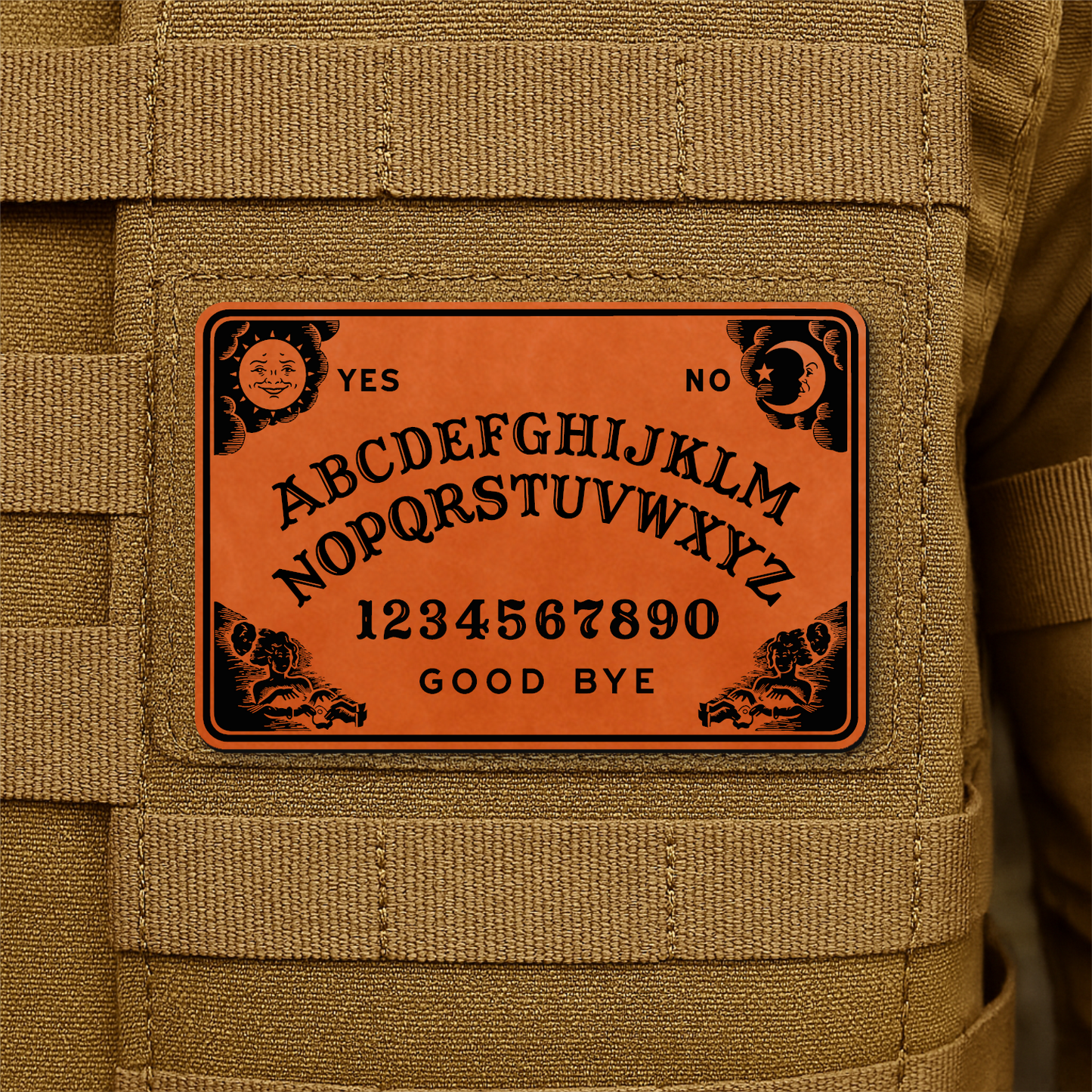 Ouija Board Funny Synthetic Morale Patch | Made in USA | Multiple Color Options