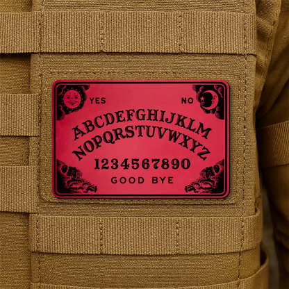 Ouija Board Funny Synthetic Morale Patch | Made in USA | Multiple Color Options