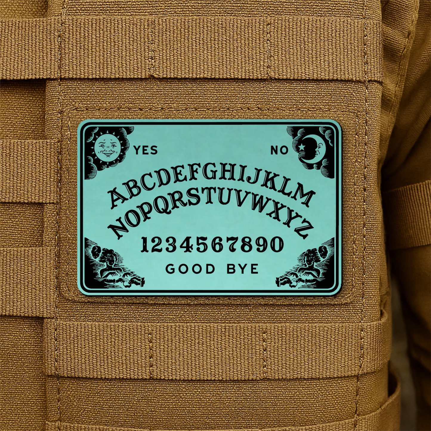 Ouija Board Funny Synthetic Morale Patch | Made in USA | Multiple Color Options