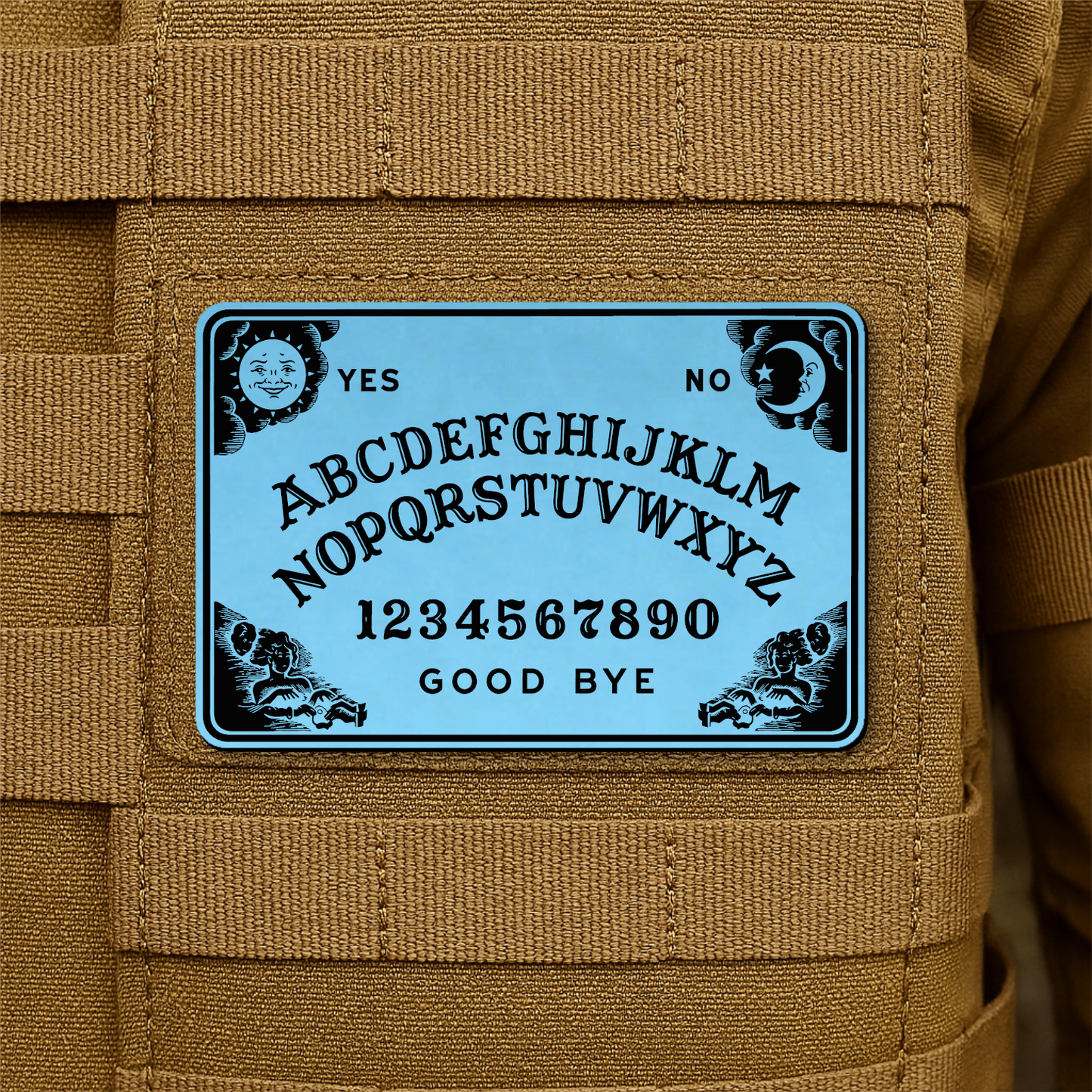 Ouija Board Funny Synthetic Morale Patch | Made in USA | Multiple Color Options