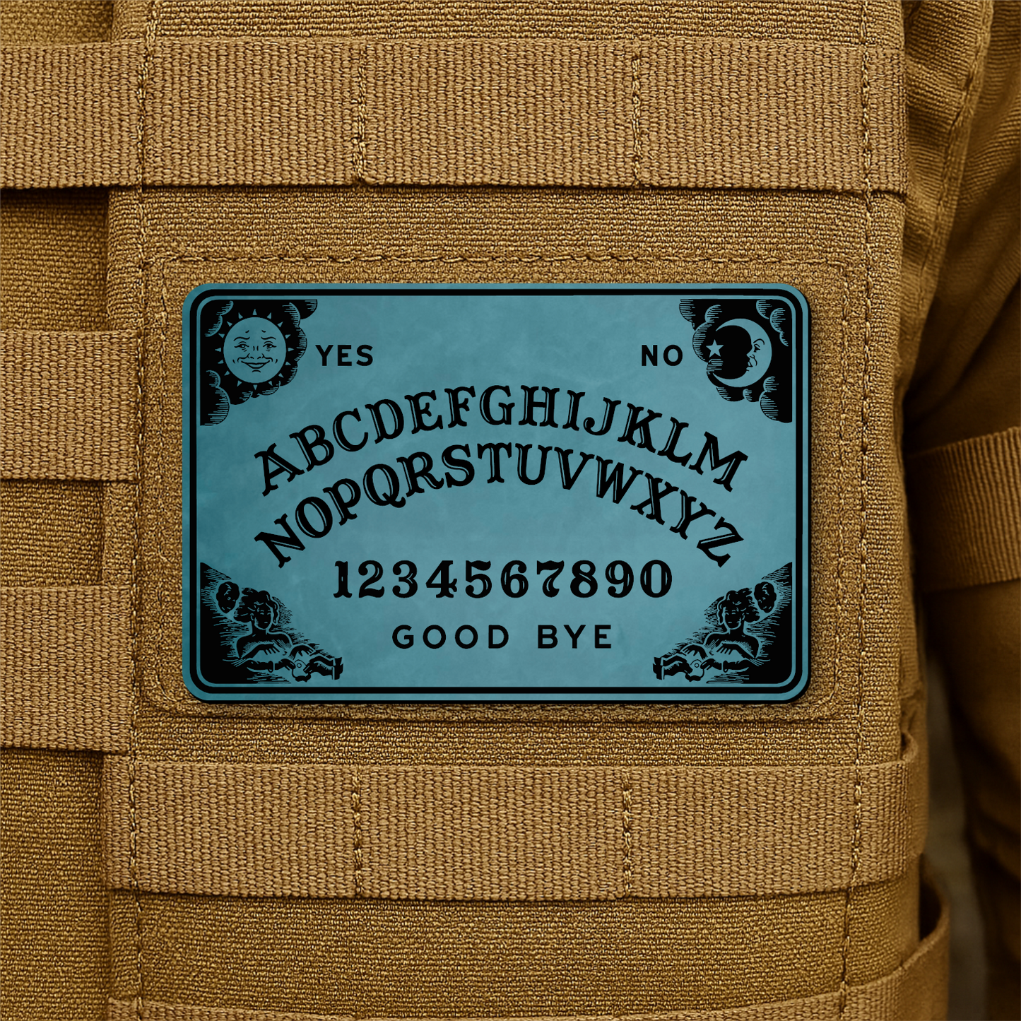 Ouija Board Funny Synthetic Morale Patch | Made in USA | Multiple Color Options