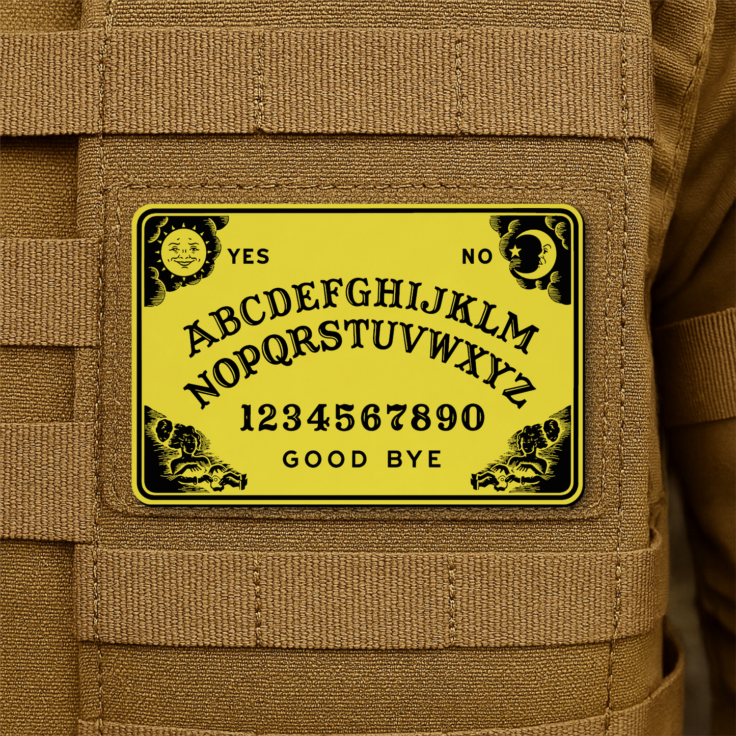 Ouija Board Funny Synthetic Morale Patch | Made in USA | Multiple Color Options