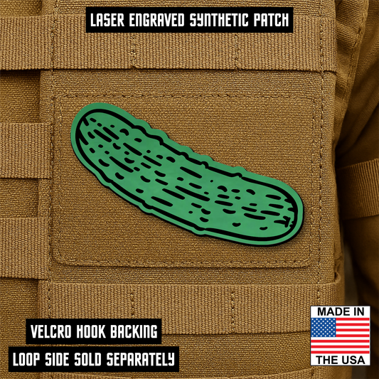 Dill Pickle Funny Morale Patch 1.8"x3" Hook & Loop | Made in USA