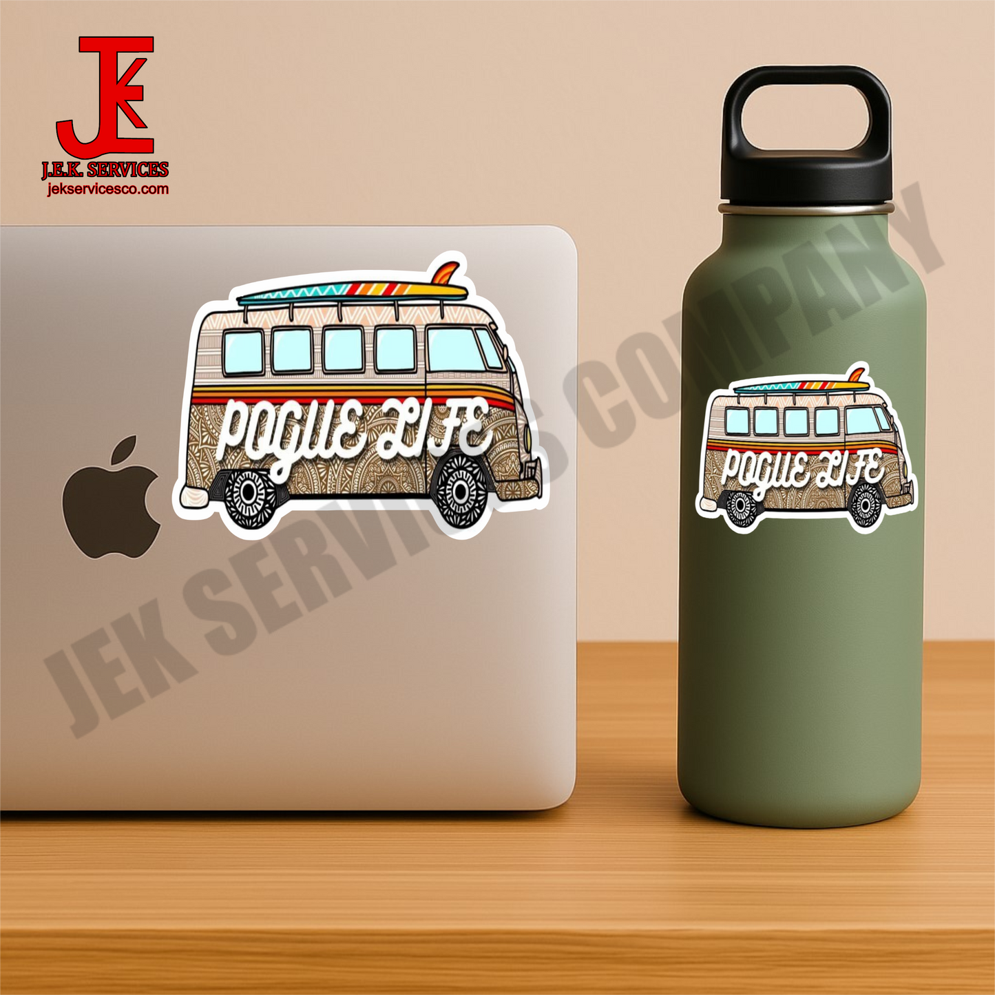 Pogue Life Bus Vinyl Sticker