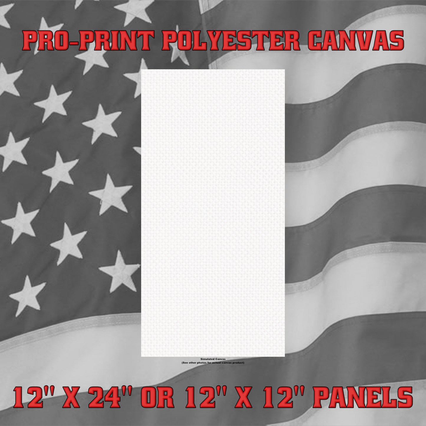 Pro-Print for Sublimation & UV Print Canvas Material Sheets
