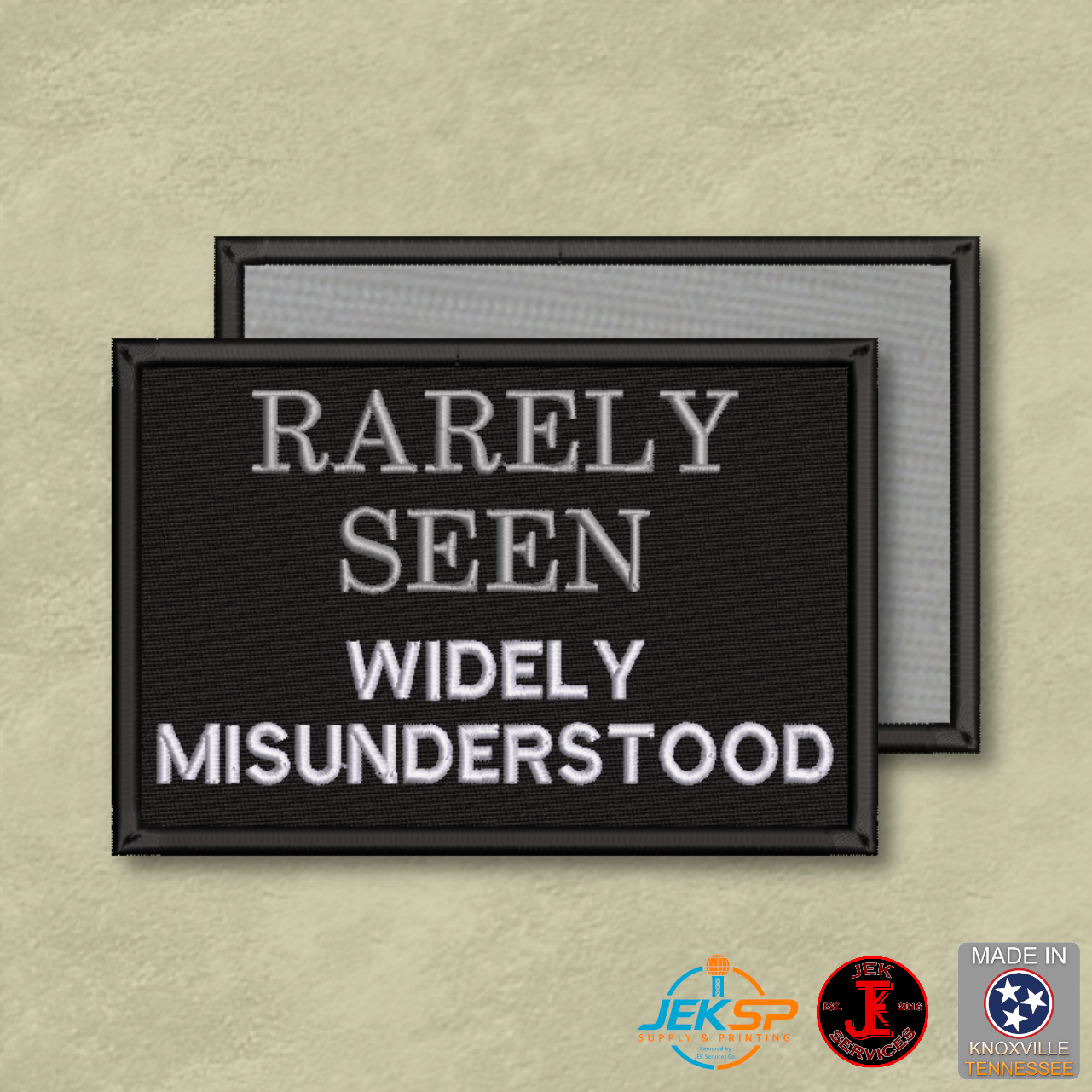 Funny morale patch rarely seen widely misunderstood