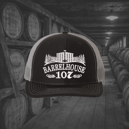 Barrelhouse 107 Embroidered Caps, Multiple Hat Color Options