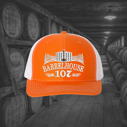Barrelhouse 107 Embroidered Caps, Multiple Hat Color Options