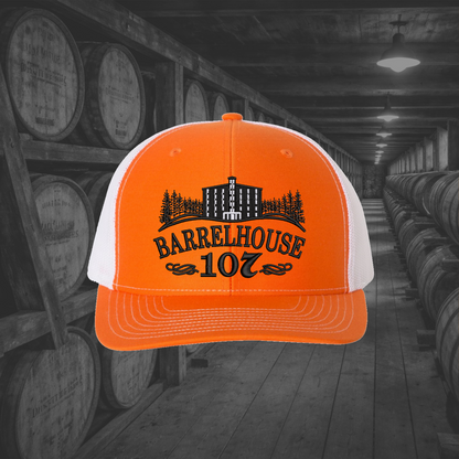Barrelhouse 107 Embroidered Caps, Multiple Hat Color Options