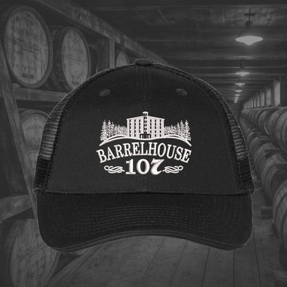 Barrelhouse 107 Embroidered Caps, Multiple Hat Color Options