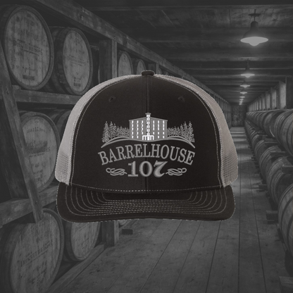 Barrelhouse 107 Embroidered Caps, Multiple Hat Color Options
