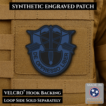 Army Special Forces Unit Crest Morale Patch, 2.5" | Made in USA | VELCRO® Brand Hook Backing