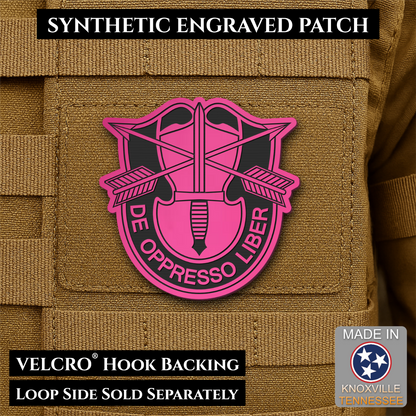 Army Special Forces Unit Crest Morale Patch, 2.5" | Made in USA | VELCRO® Brand Hook Backing