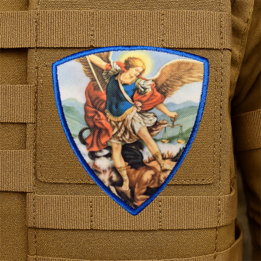 Saint Michael Printed/Embroidered Morale Patch
