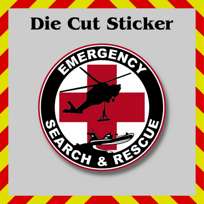 Search & Rescue Team Sticker – Helo SAR