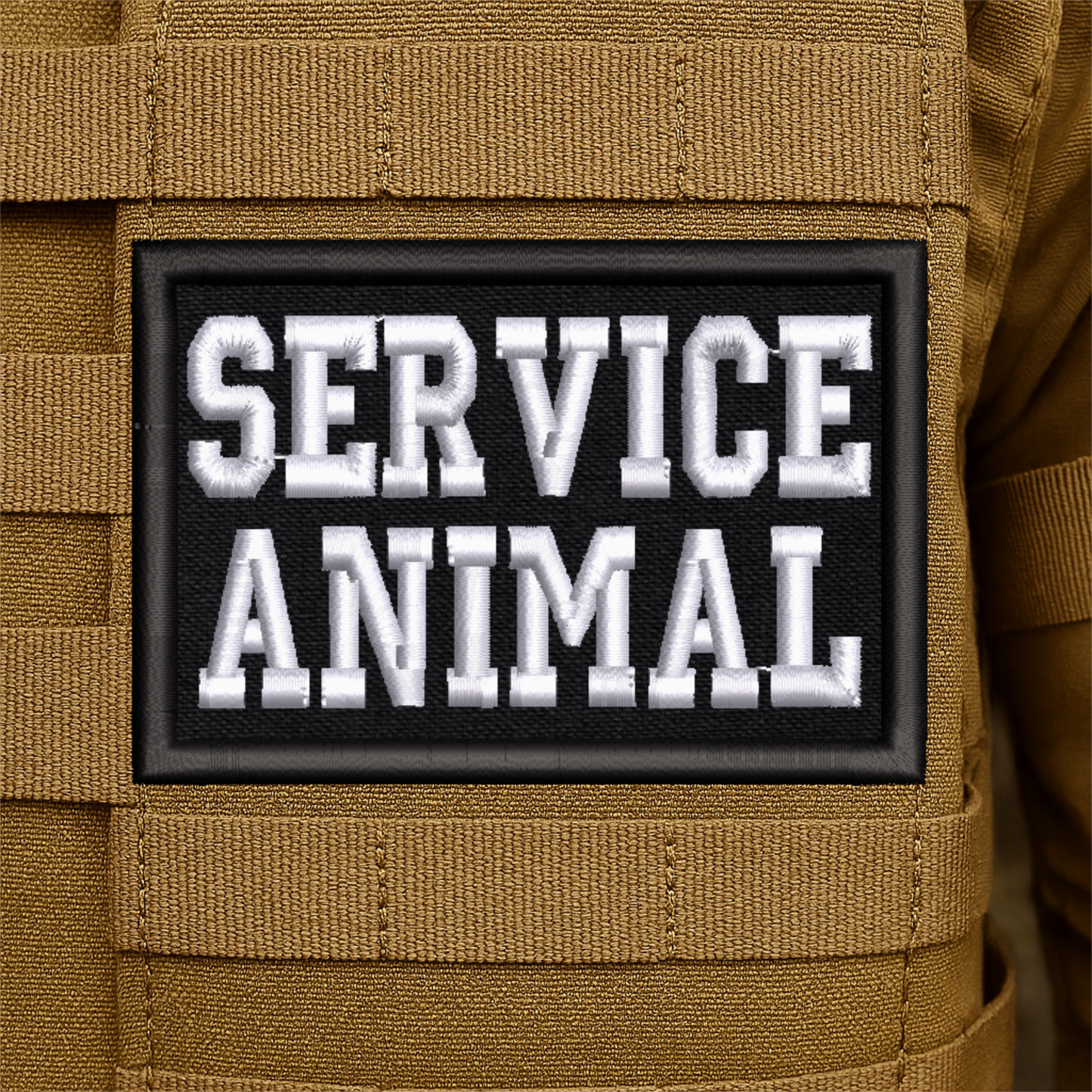 Service Animal Embroidered Dog Patch
