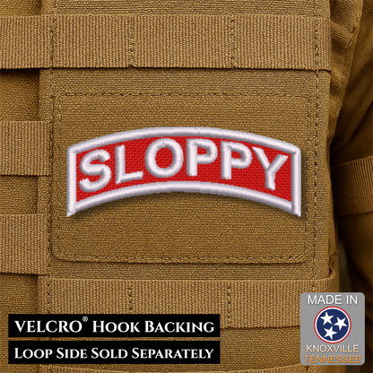 Army Regular Forces Funny Morale Patch Tab, 1.2x3" | Made in USA | VELCRO® Brand Hook Backing