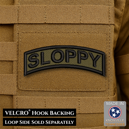 Army Regular Forces Funny Morale Patch Tab, 1.2x3" | Made in USA | VELCRO® Brand Hook Backing