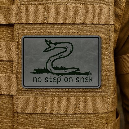 No Step On Snek Morale Patch 2"x3" Hook & Loop | Made in USA